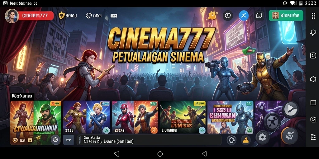 Tampilkan gameplay petualangan dan tantangan seru di CINEMA777.