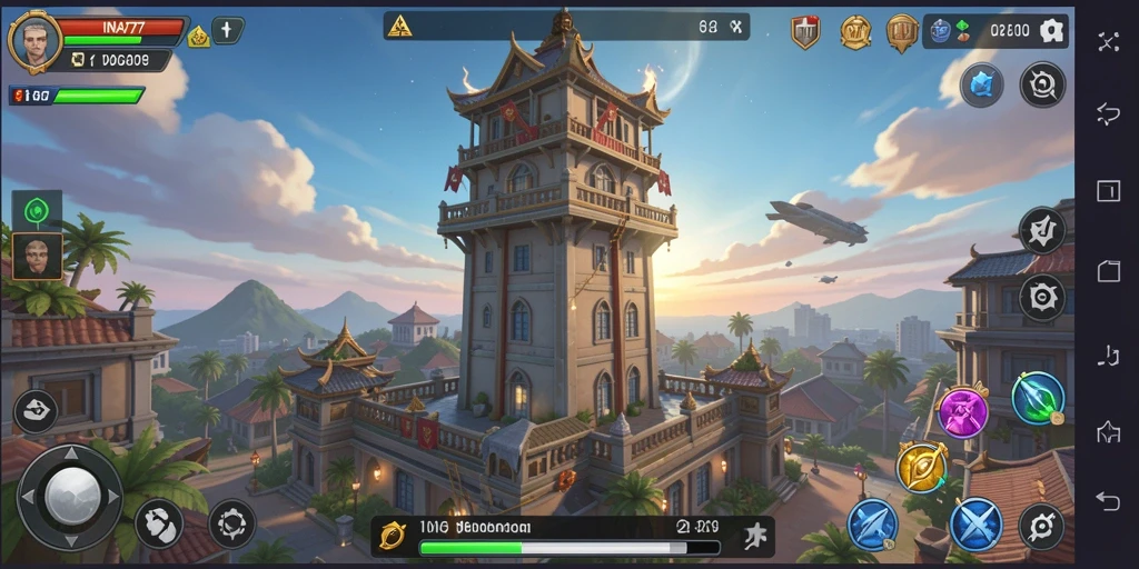 Screenshot gameplay INA777 yang menampilkan aksi Tower Defense seru.