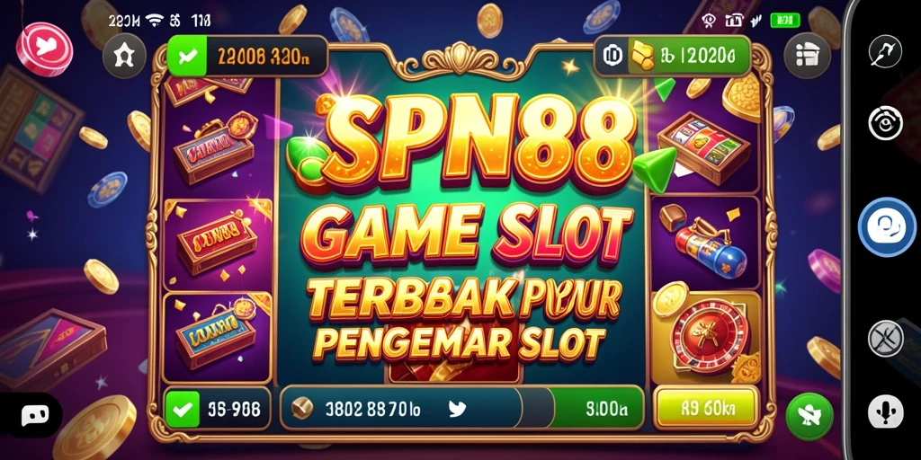 Tampilan gameplay SPN88 yang menarik dan penuh warna.